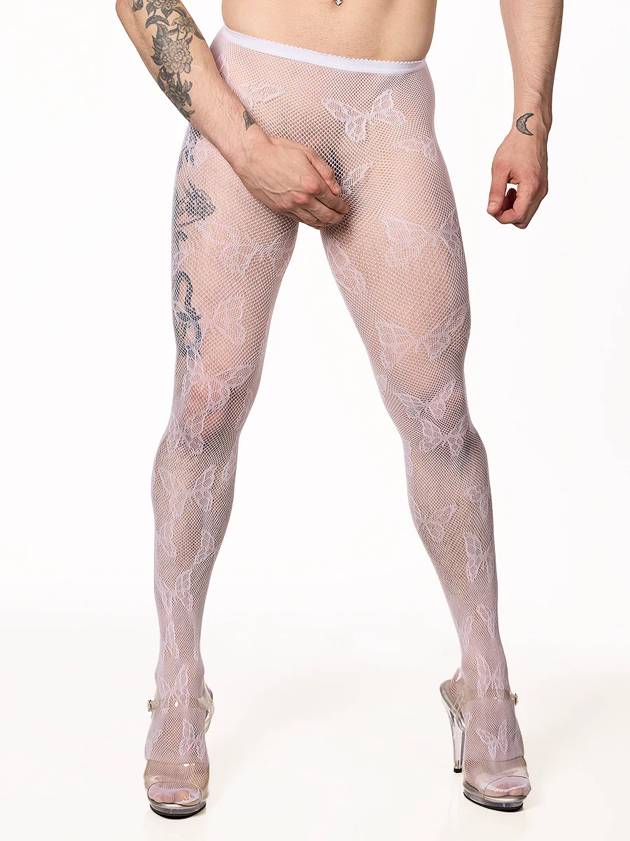 Butterfly Fishnet Tights