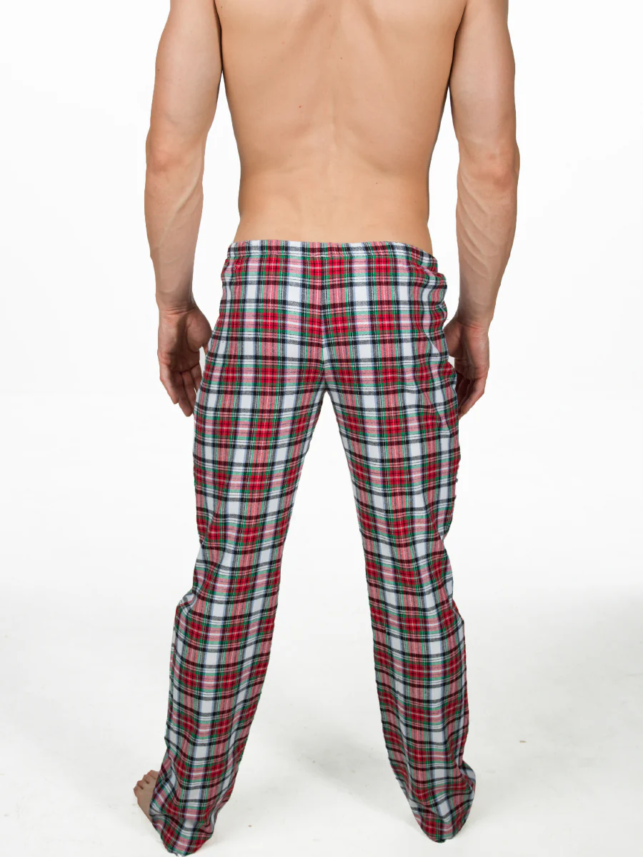 Cozy Plaid Pants for Men - Image 2