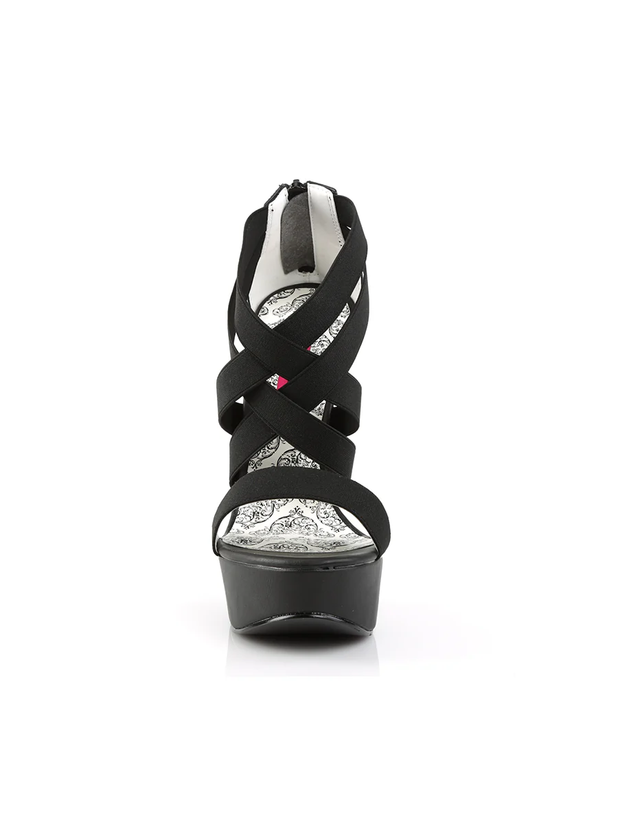 Elastic Band Platform Heels - Image 7