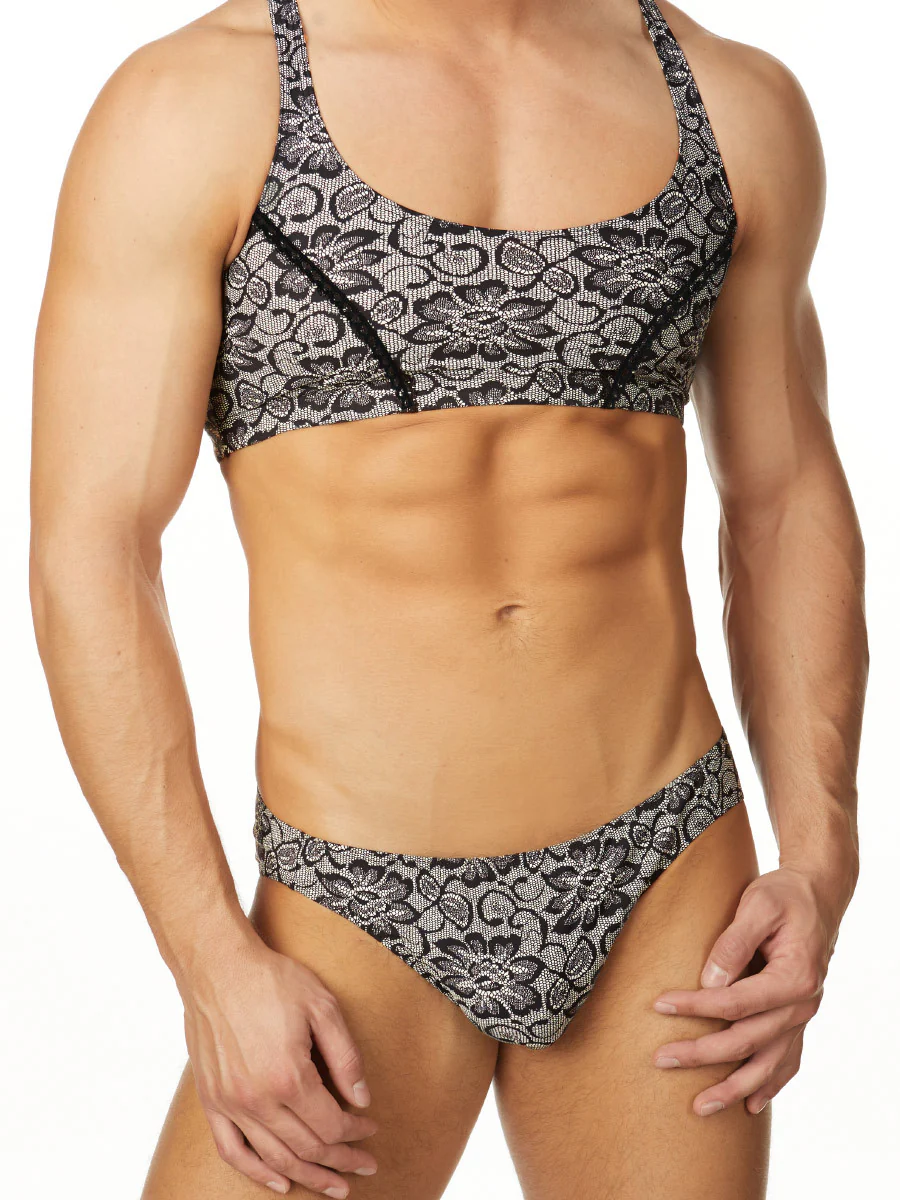 Etched Lace Bra