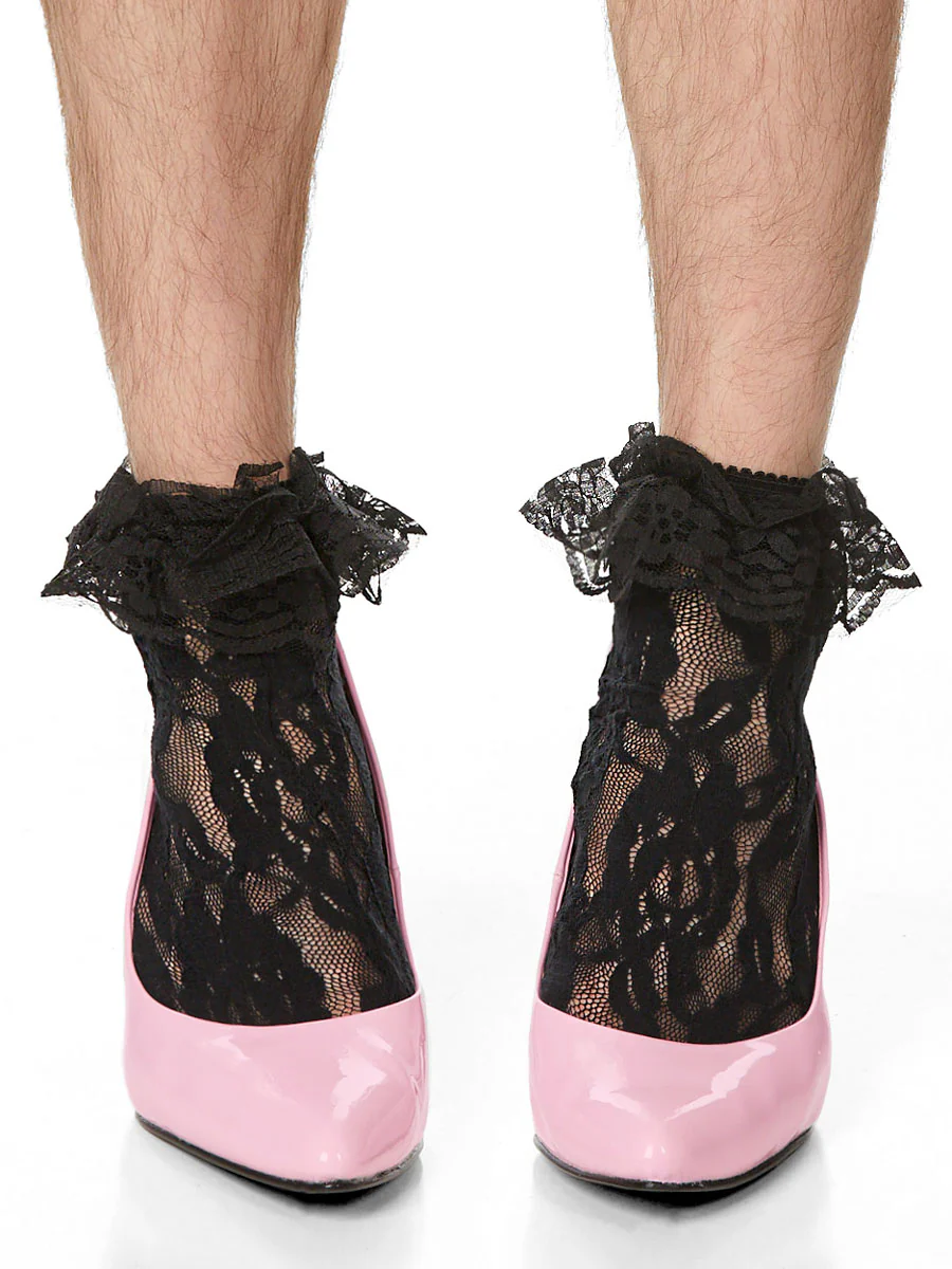 Frilly Lace Anklet Sock - Image 4