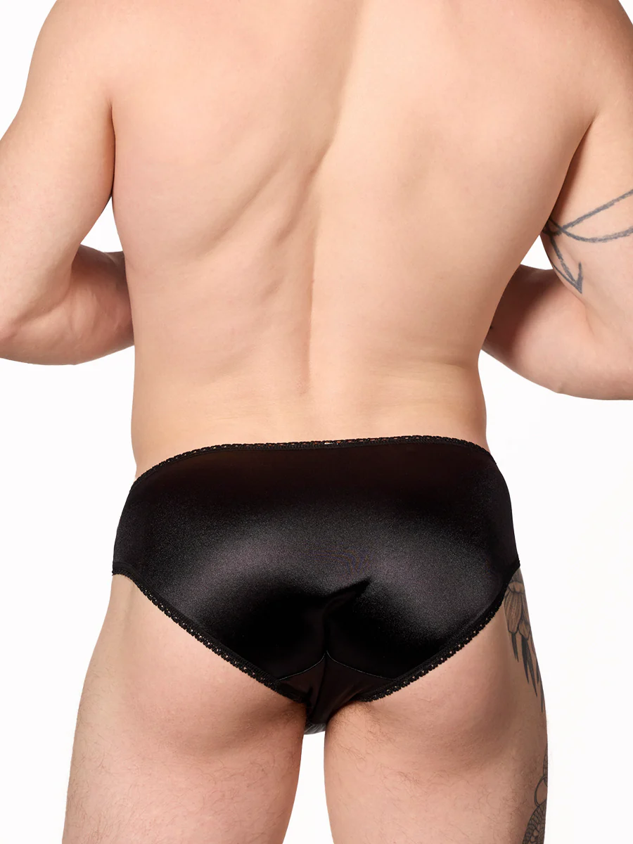 Luxe Satin & Lace Bikini Panty - Image 5