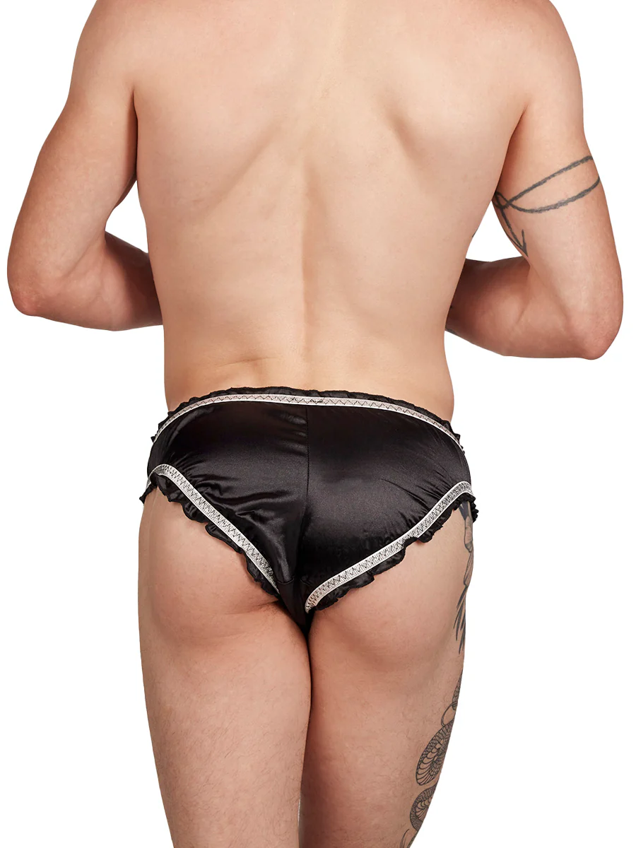 Frilly Shimmer Satin Panty - Image 3