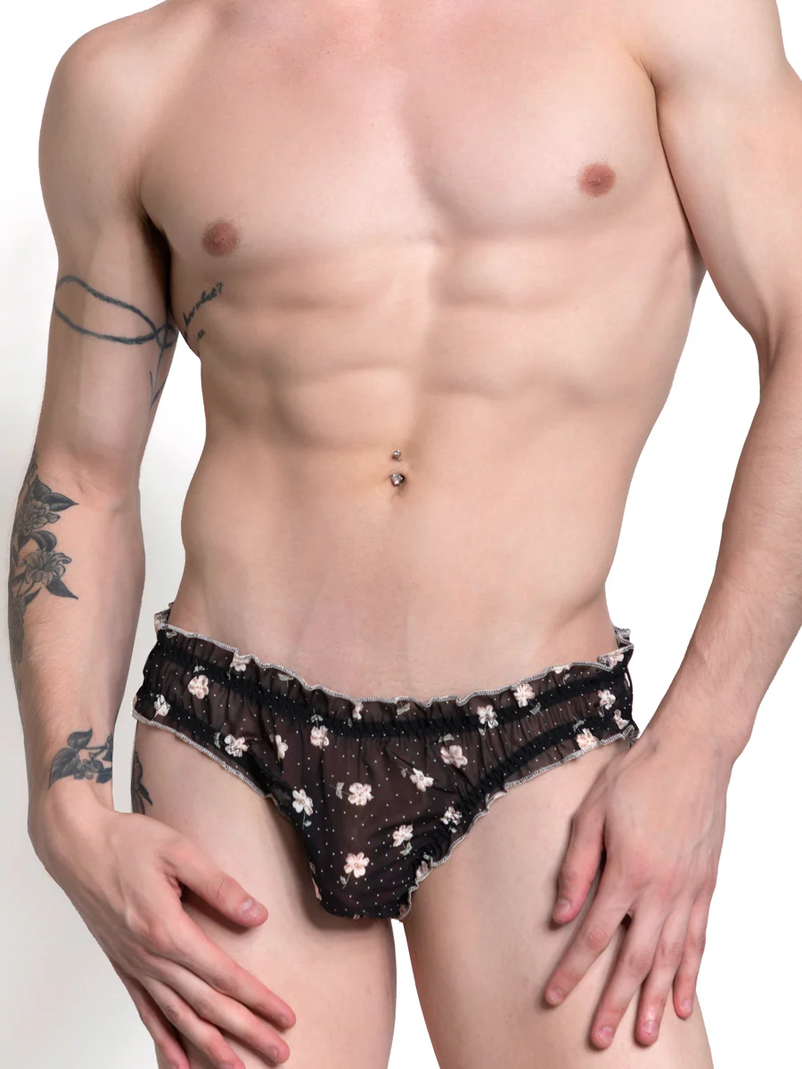 Floral Chiffon Panty - Image 3