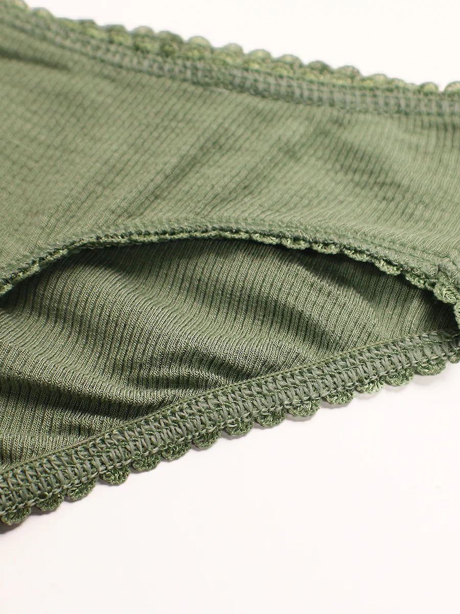 So Soft Eco Ribbed Picot Panty - Image 4