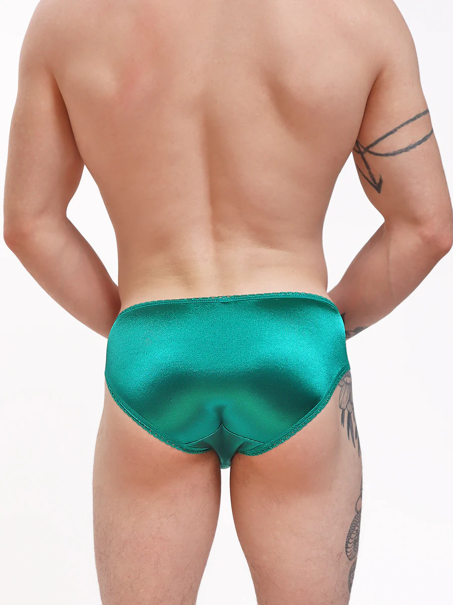 Satin & Lace Bikini Panty - Image 4