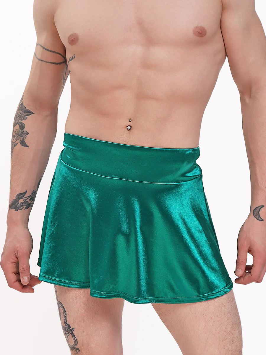 Satin Mini Skirt - Image 3