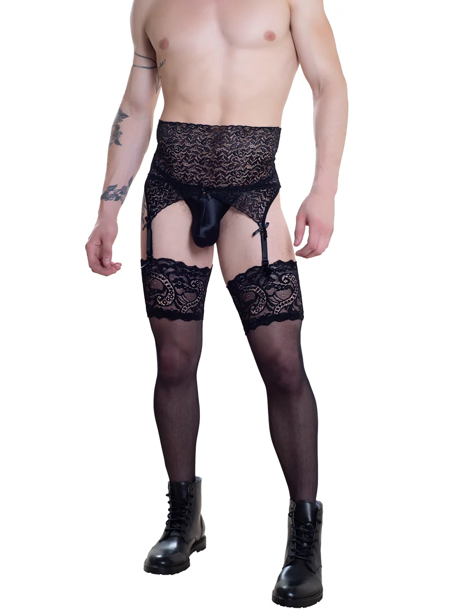 High Waisted Lace Garter - Image 2