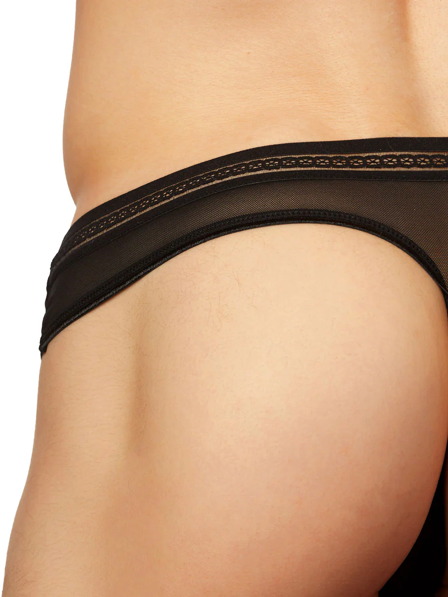 Peek-A-Boo Mesh Thong - Image 7