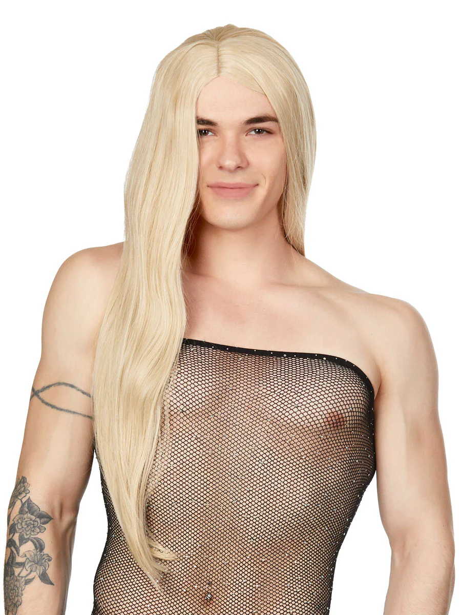 Long Blonde Straight Wig