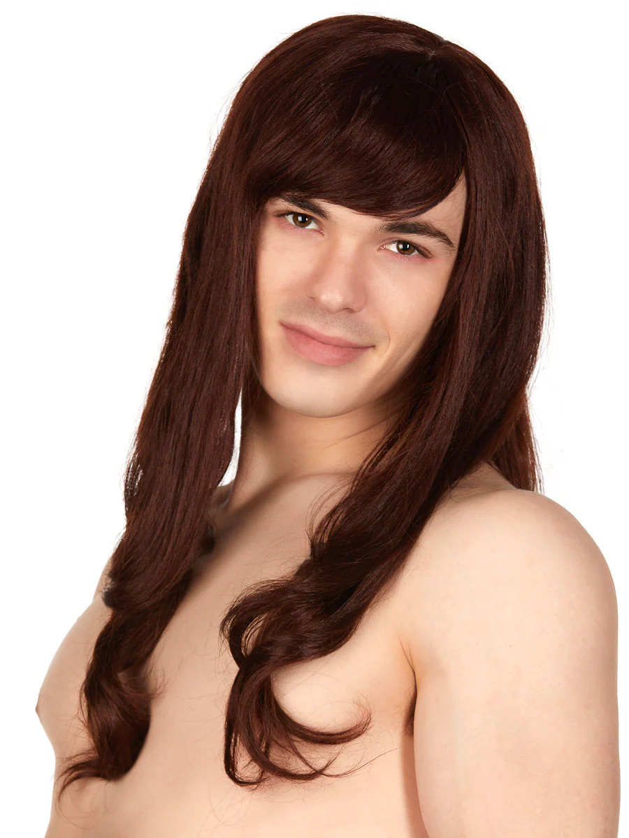 Long Wavy Brown Wig