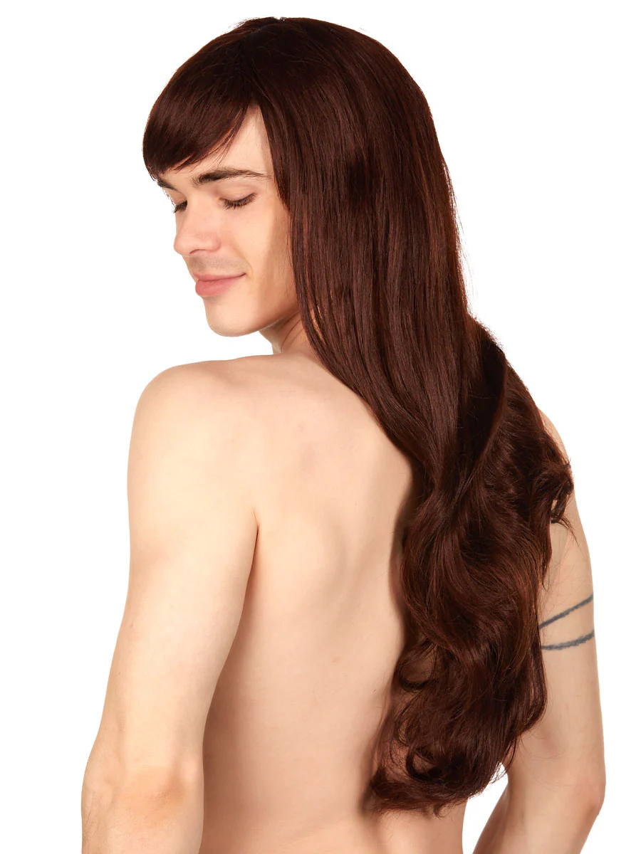 Long Wavy Brown Wig - Image 2