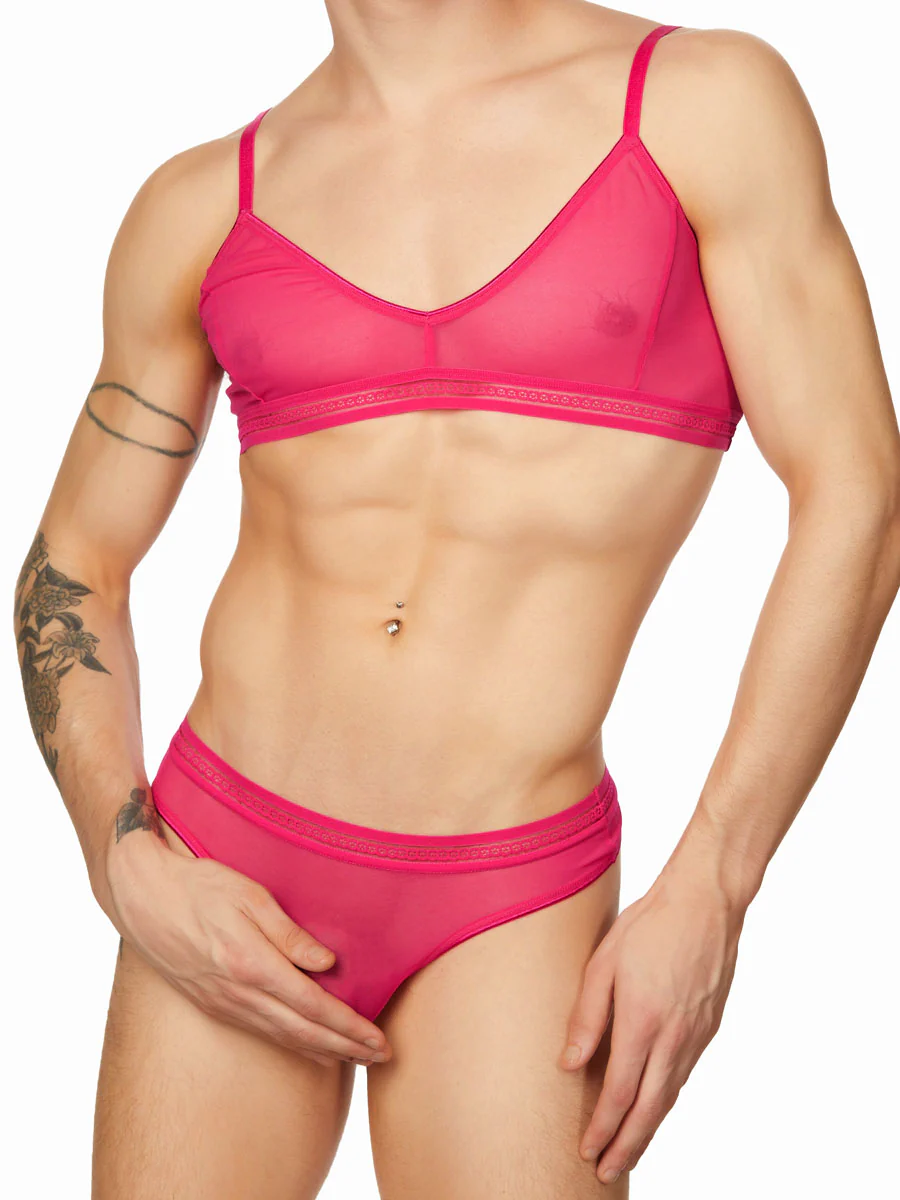 Peek-A-Boo Mesh Bra - Image 5