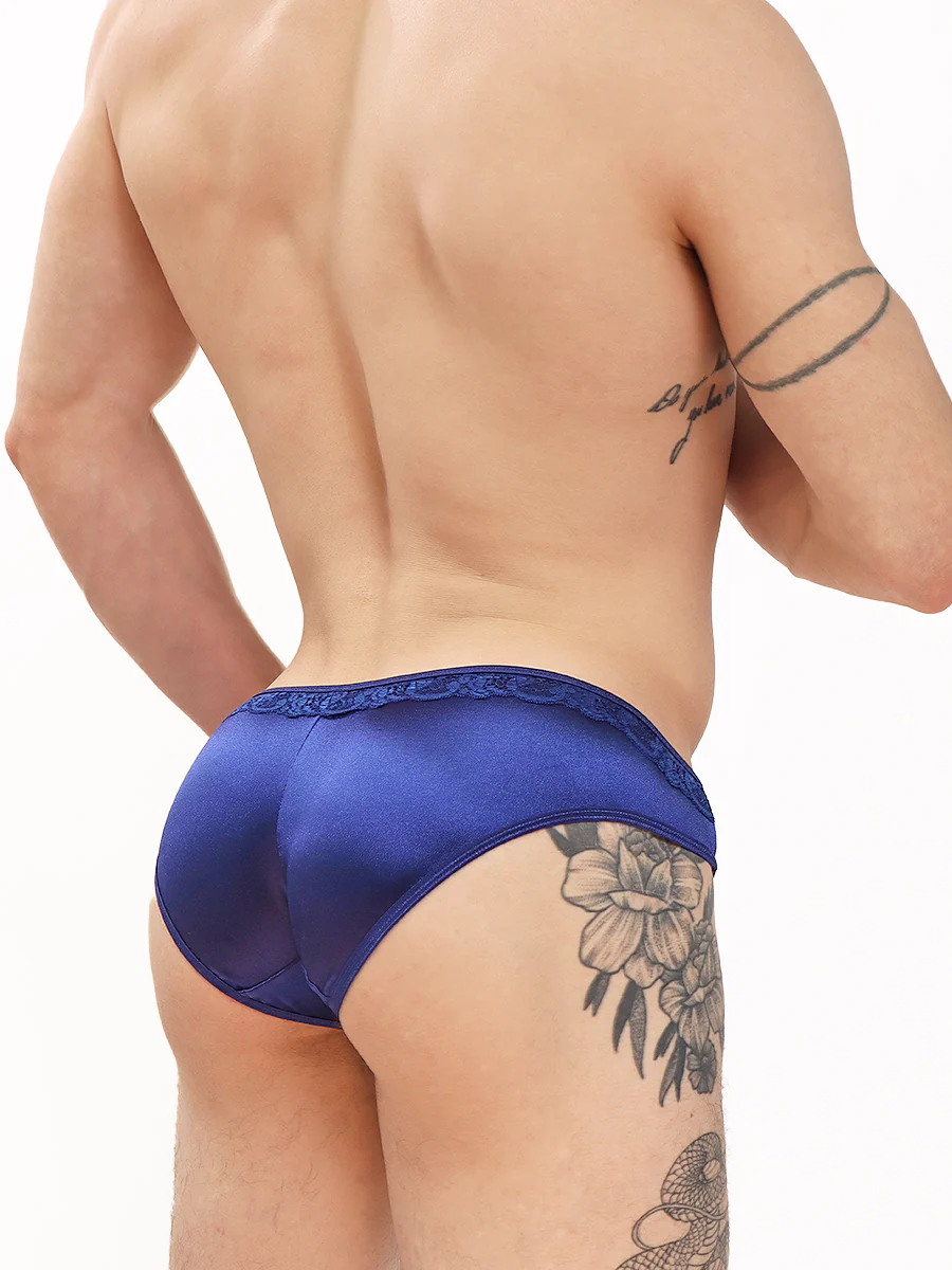 Luxe Satin & Lace Bikini Panty - Image 4