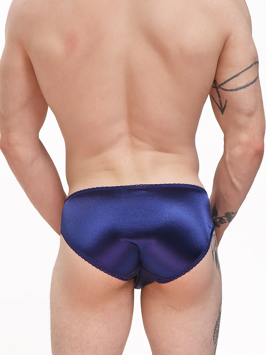 Satin & Lace Bikini Panty - Image 2