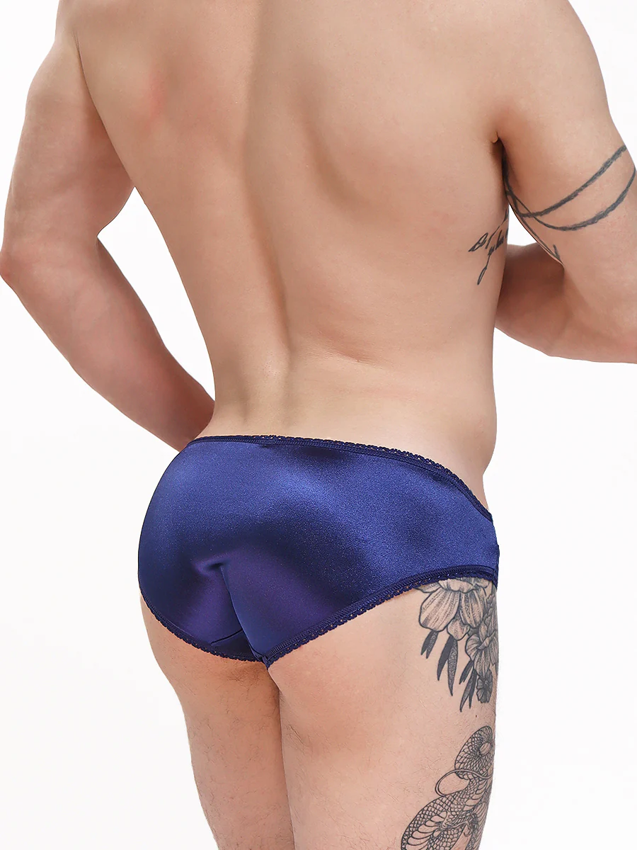 Satin & Lace Bikini Panty - Image 4
