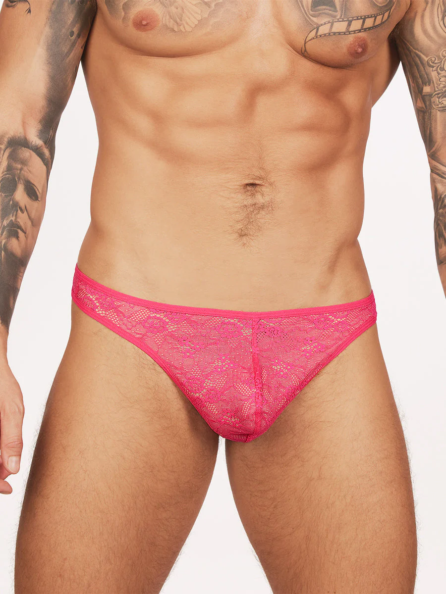 Paris Lace Lined Thong - Image 2