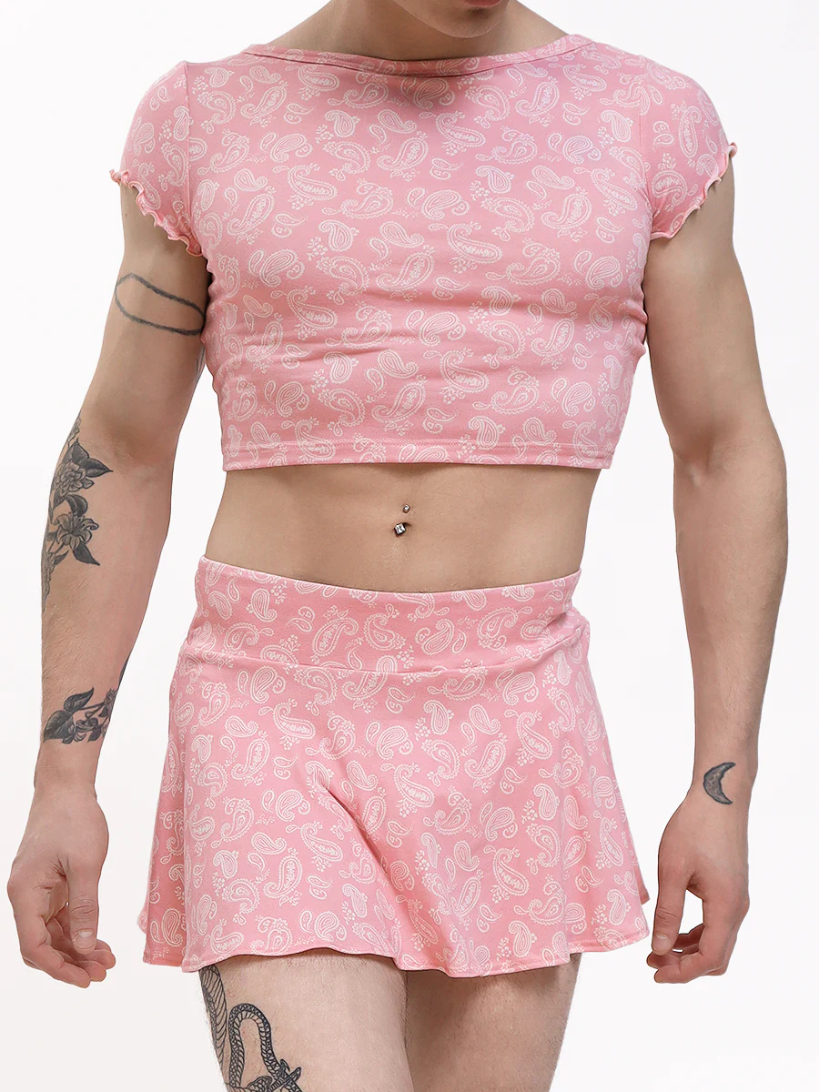 Paisley Crop Top