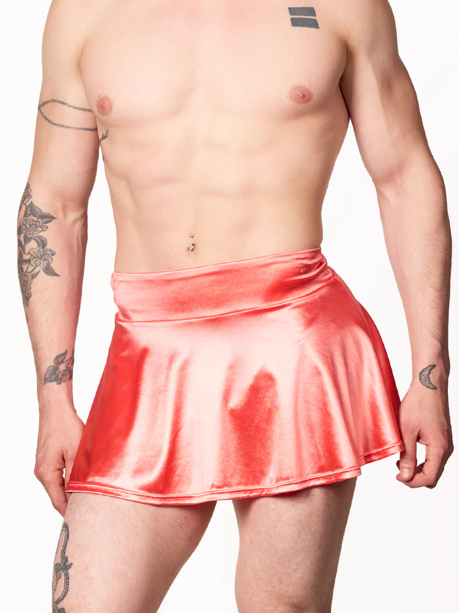 Luxe Satin Mini Skirt - Image 4