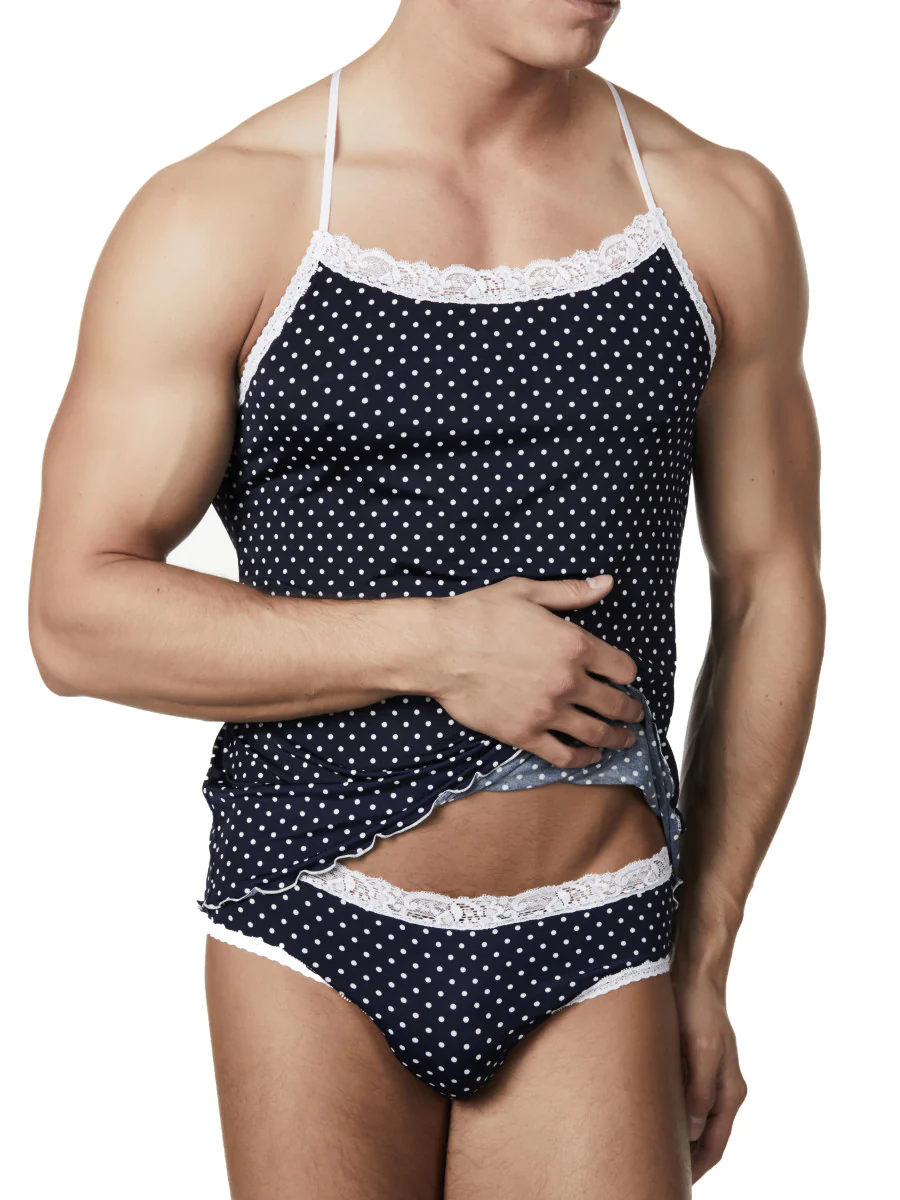 Dot and Lace Camisole