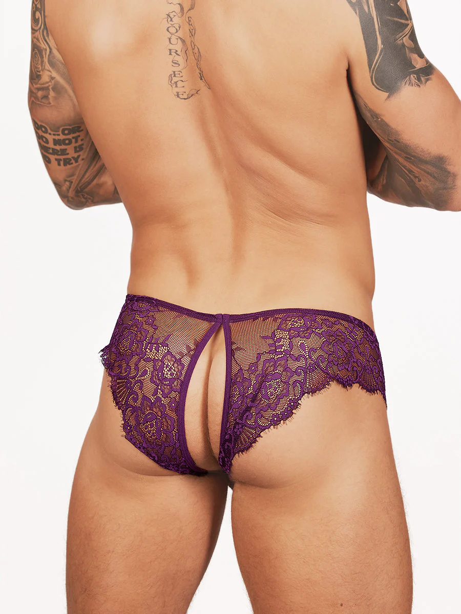 Paris Lace Split Panty