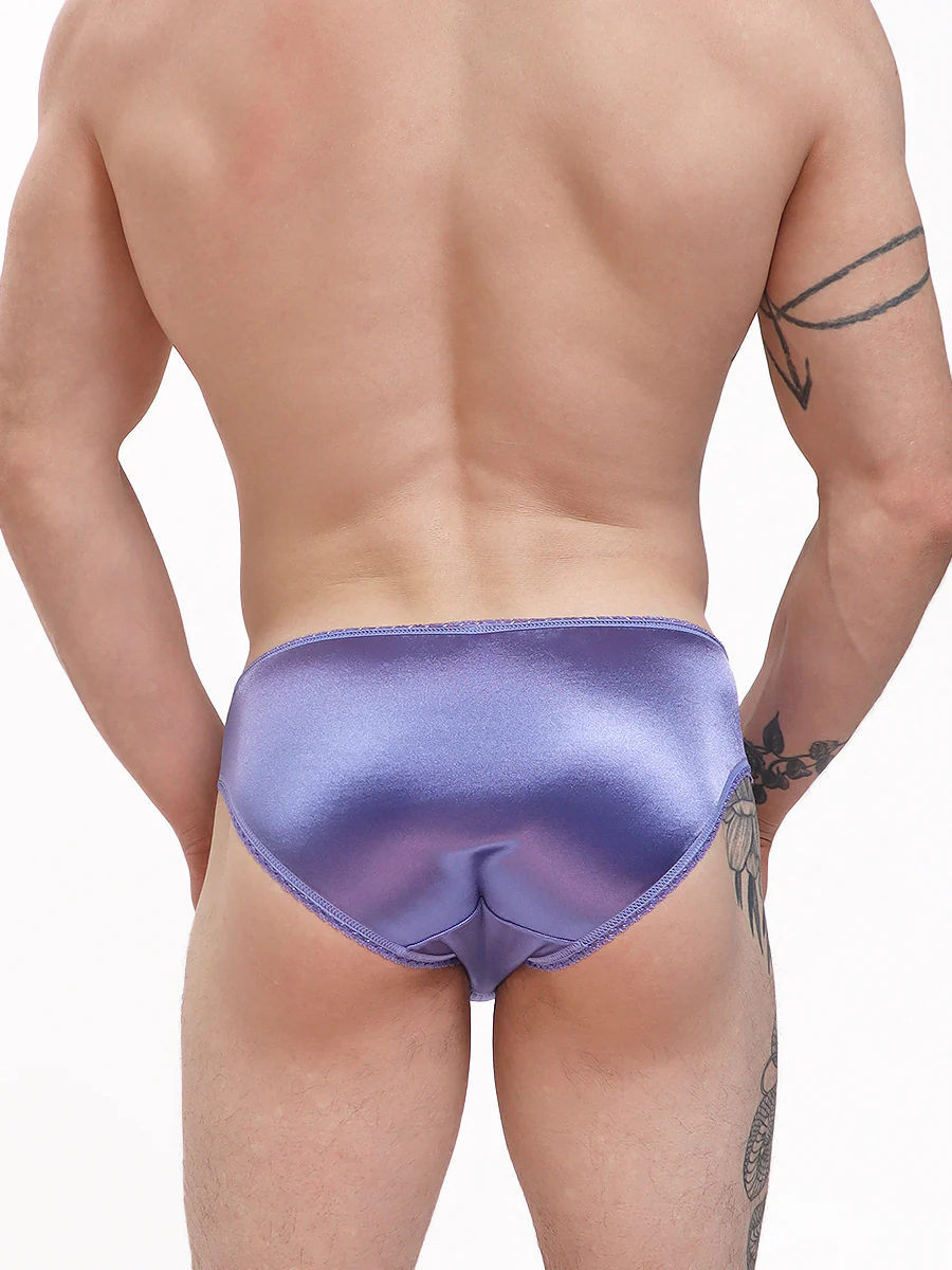 Satin & Lace Bikini Panty - Image 4
