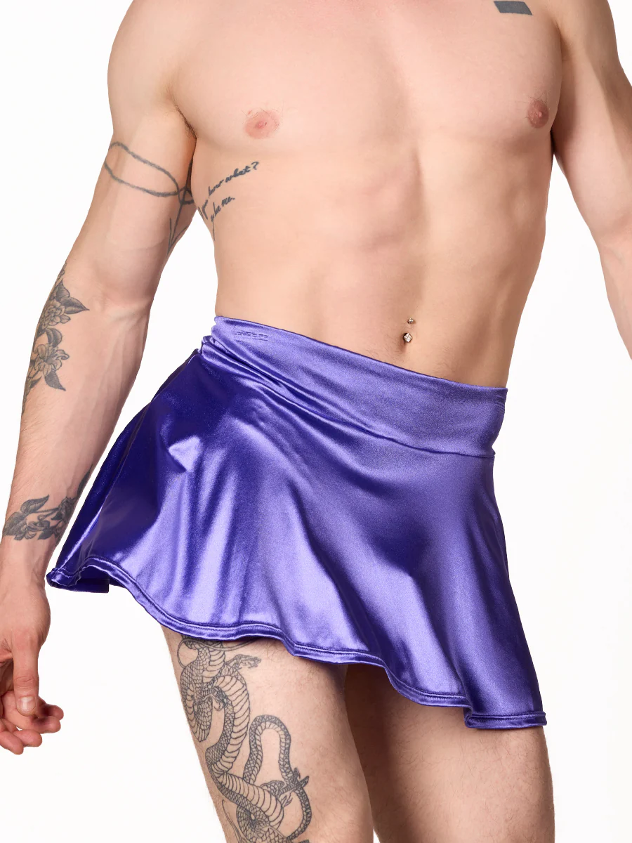 Luxe Satin Mini Skirt - Image 4