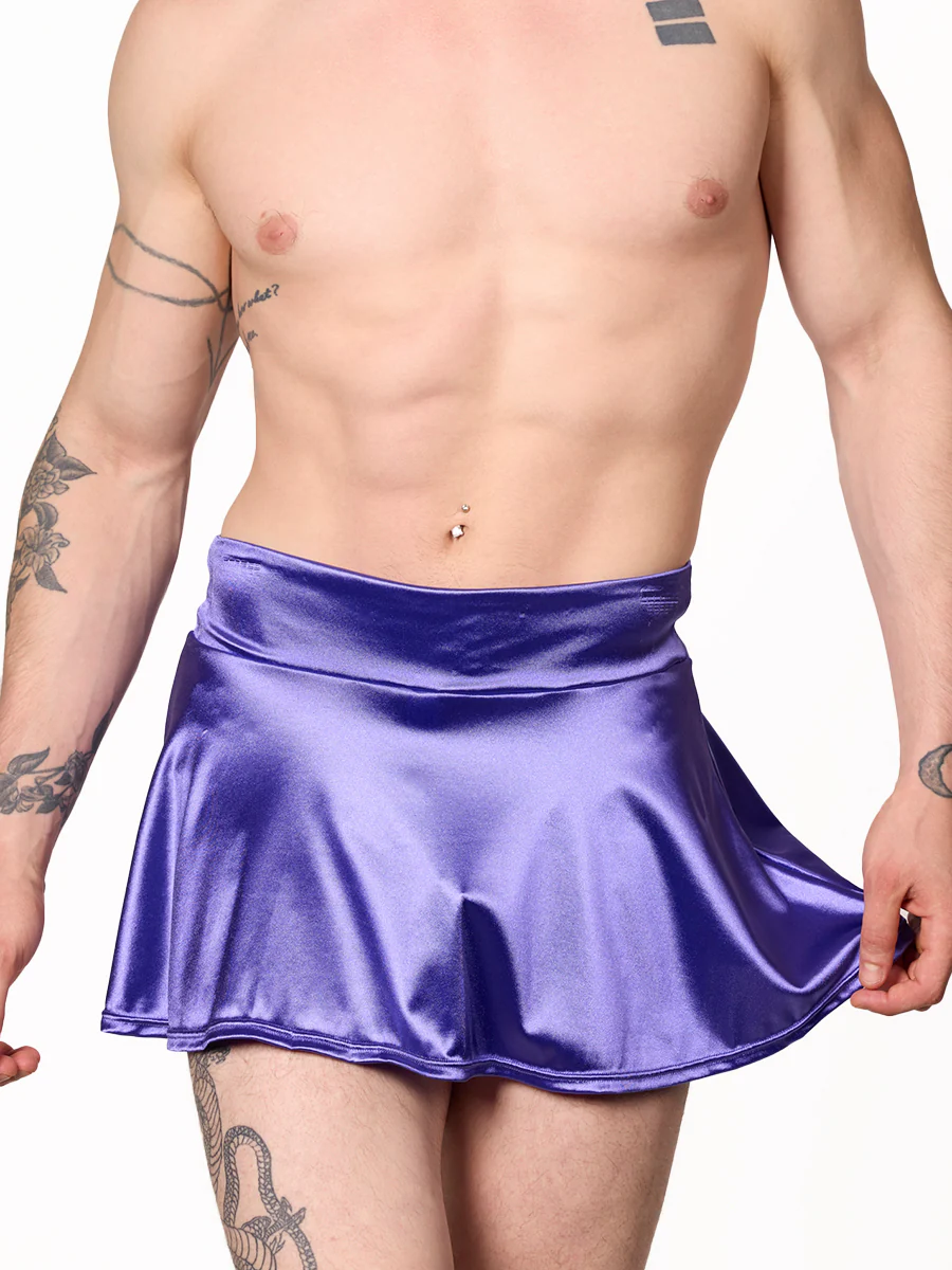 Luxe Satin Mini Skirt - Image 6