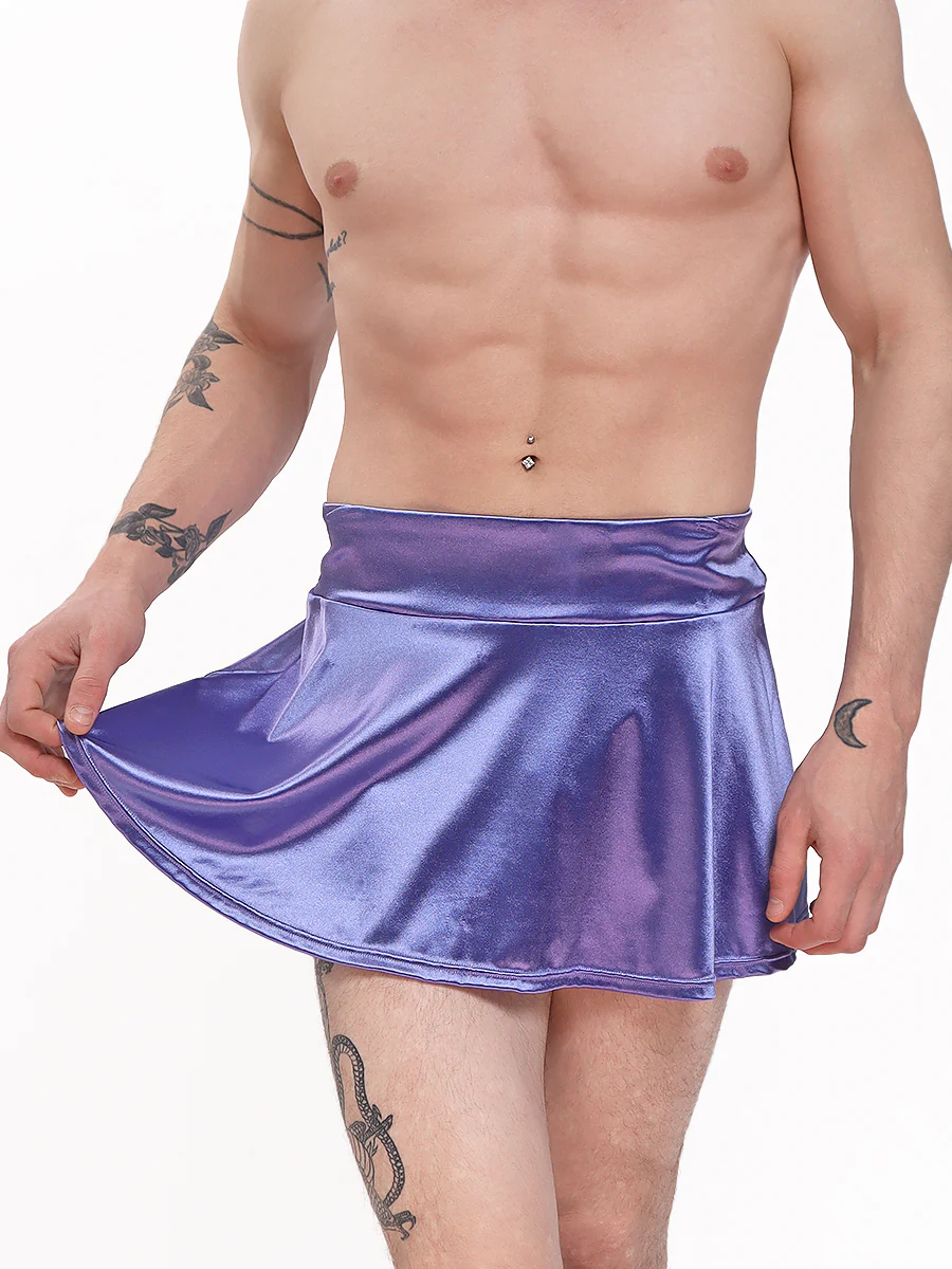 Satin Mini Skirt - Image 2