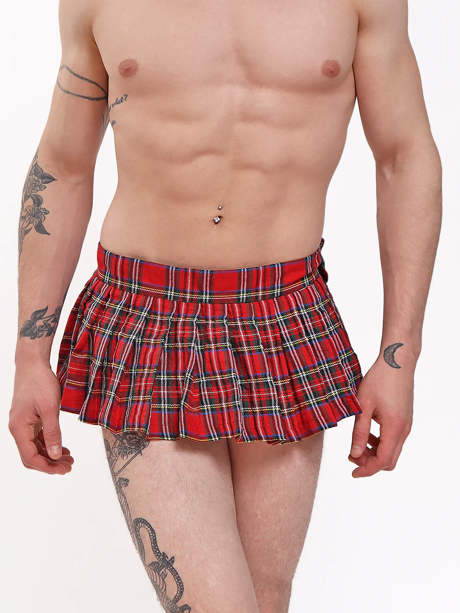 Ultra Mini Plaid Skirt