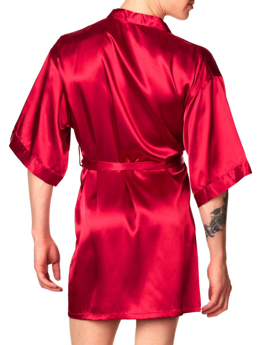 Men's Satin Robe - Image 3