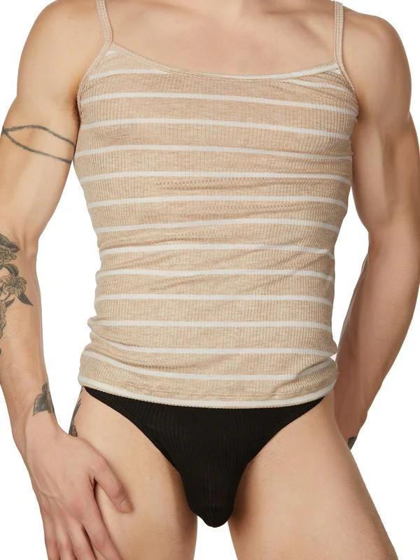 The Ribbed Striped Camisole