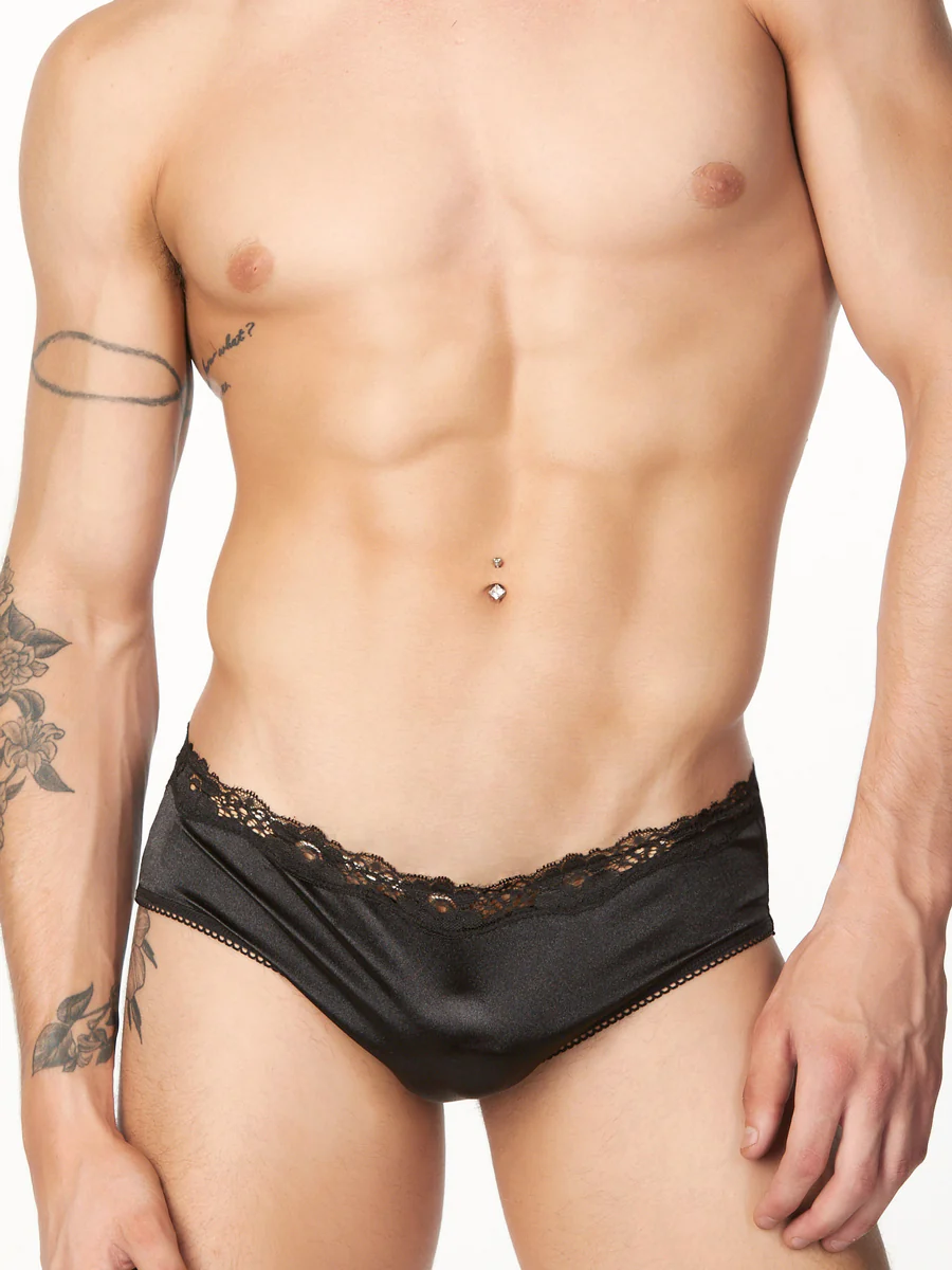 Satin & Lace Panty - Image 4