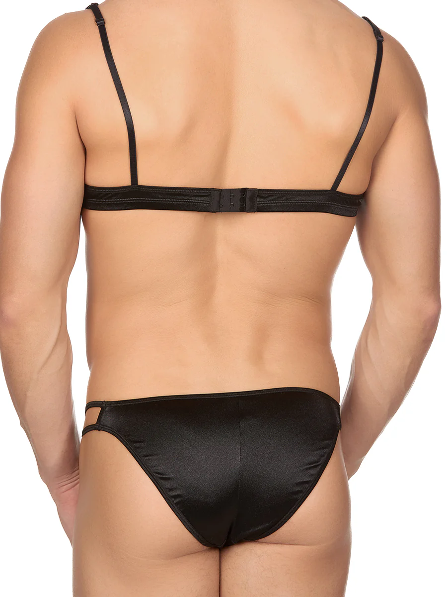 The Satin Rosebud Bra - Image 6