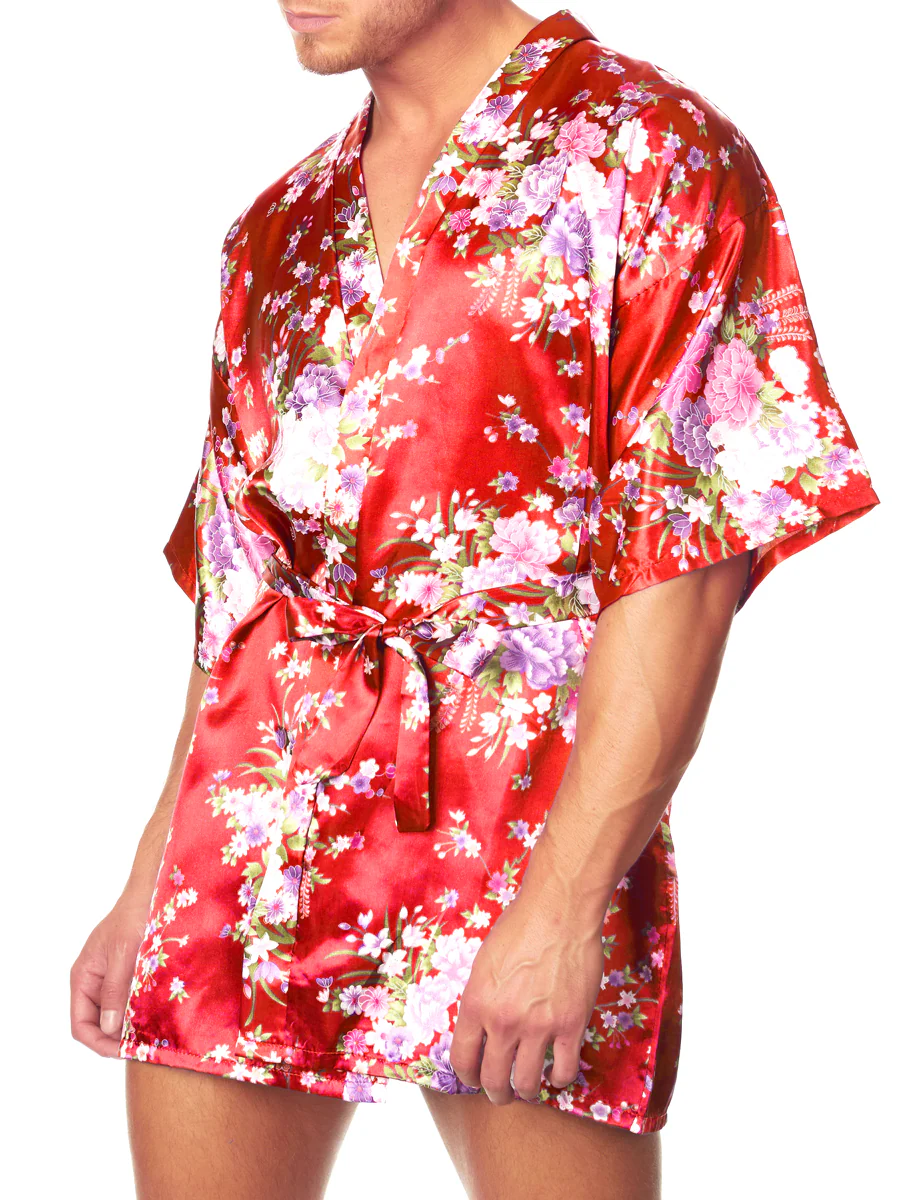 The Satin Peony Robe - Image 2
