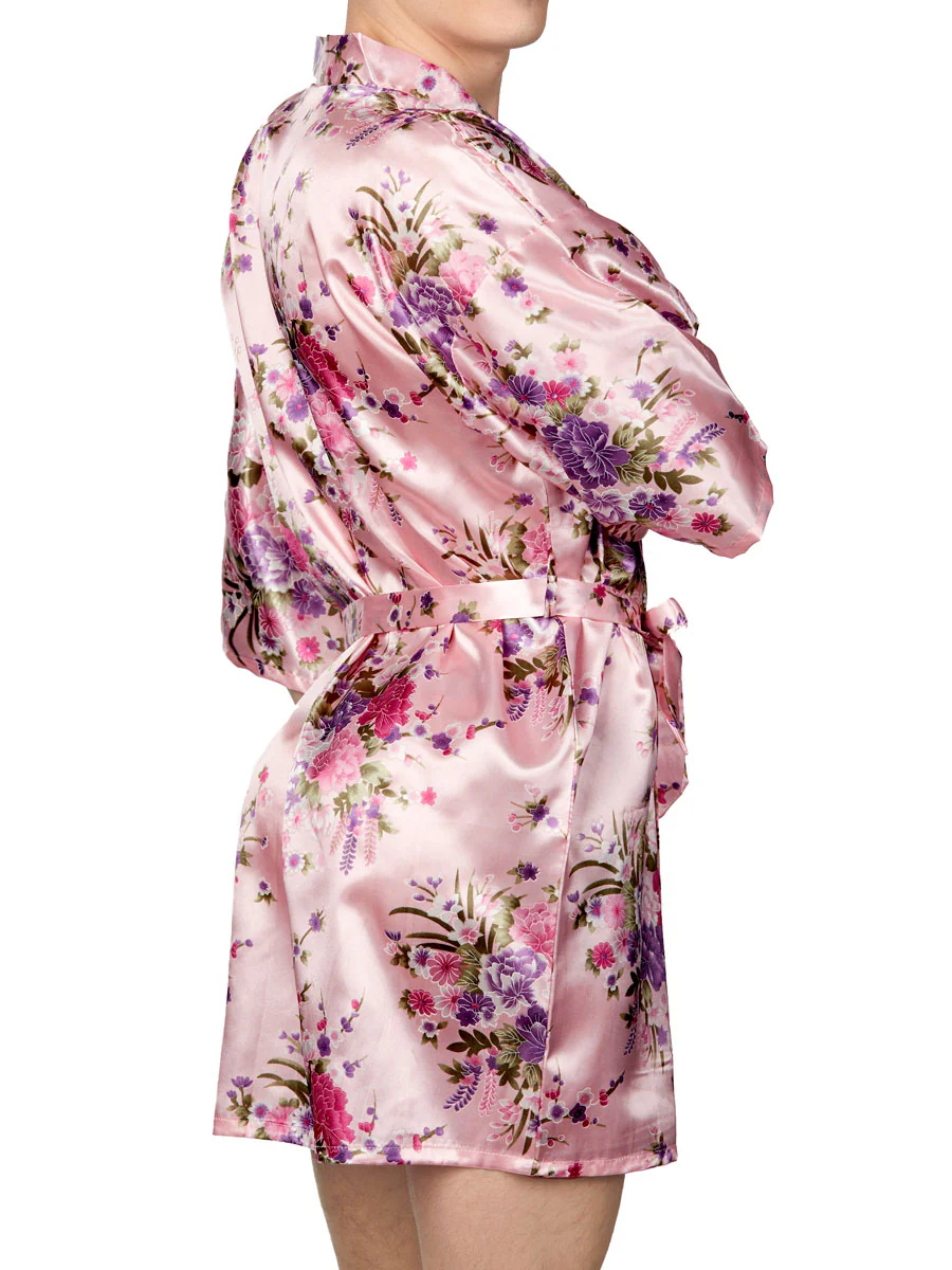 The Satin Peony Robe - Image 7