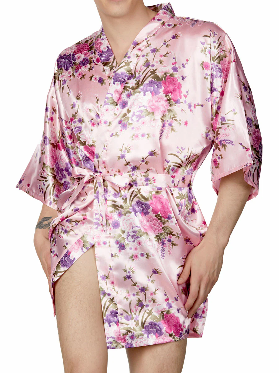 The Satin Peony Robe - Image 8