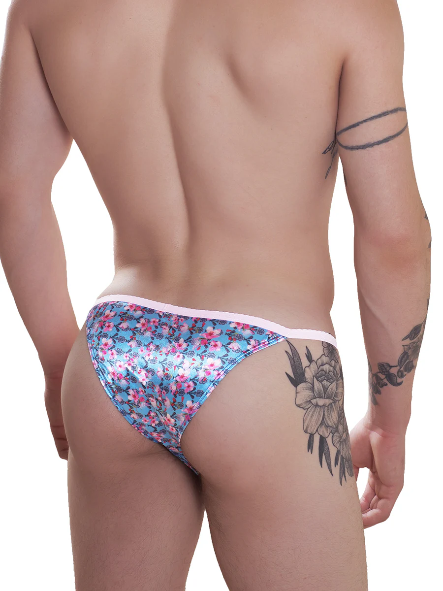 Sleek Print Satin Tanga - Image 4