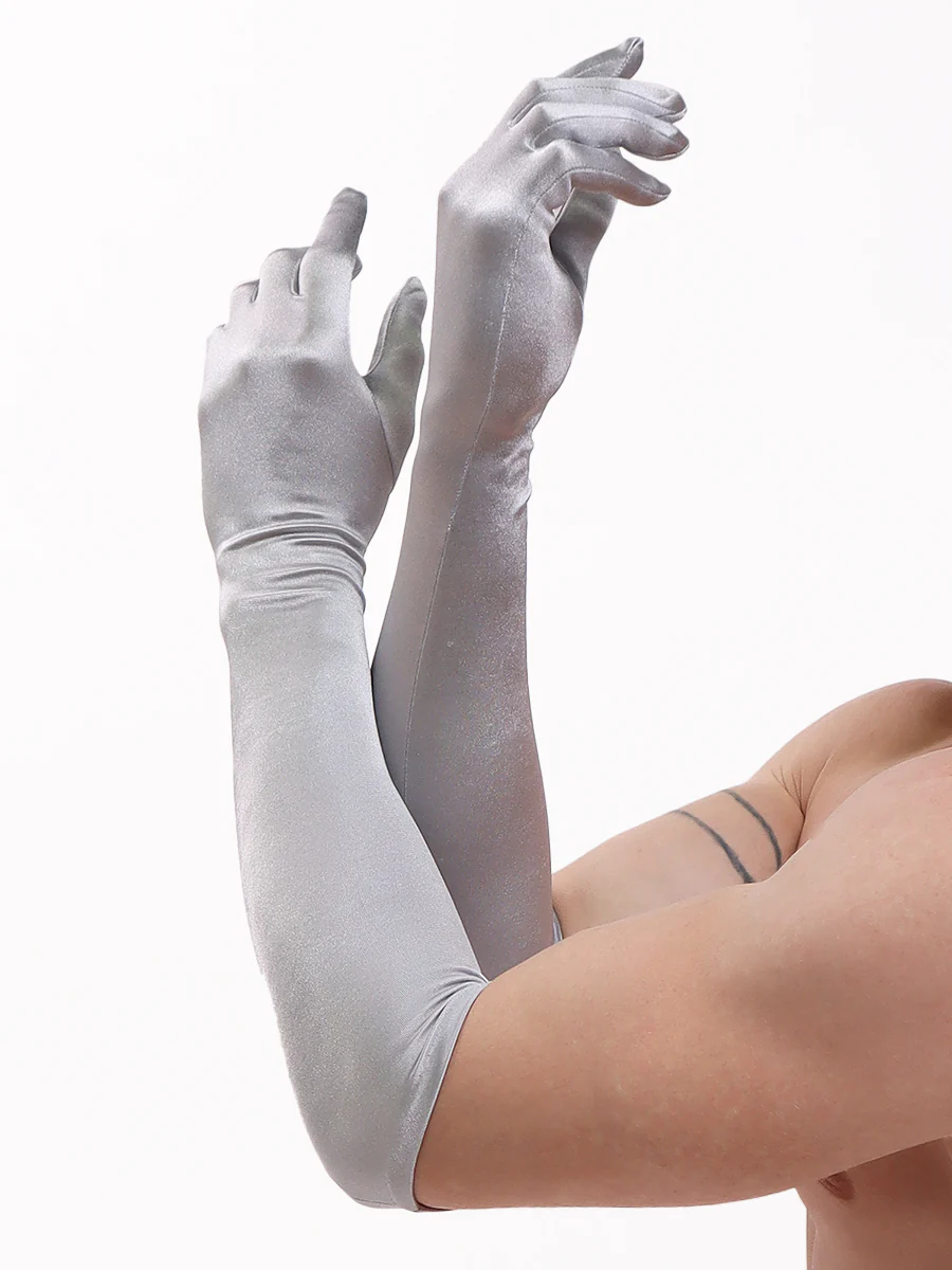 Satin Opera Length Gloves