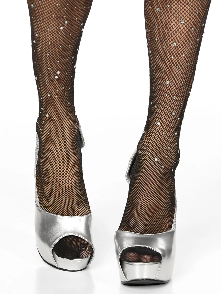 Silver Open Toe Pumps Size 14 - Image 2