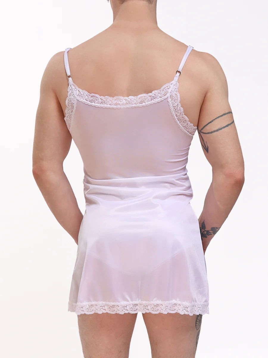 Satin & Lace Nightie - Image 3