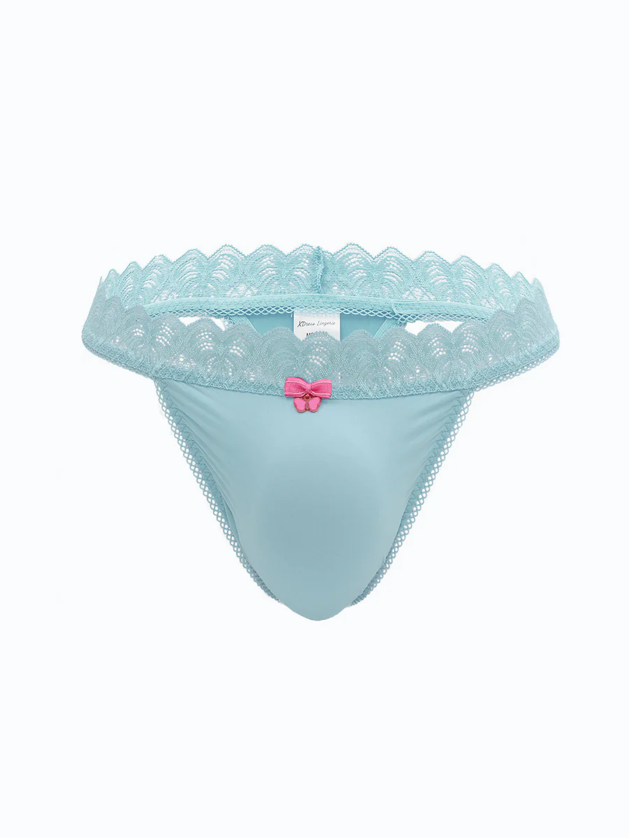 Wild Side Lace Thong - Image 7