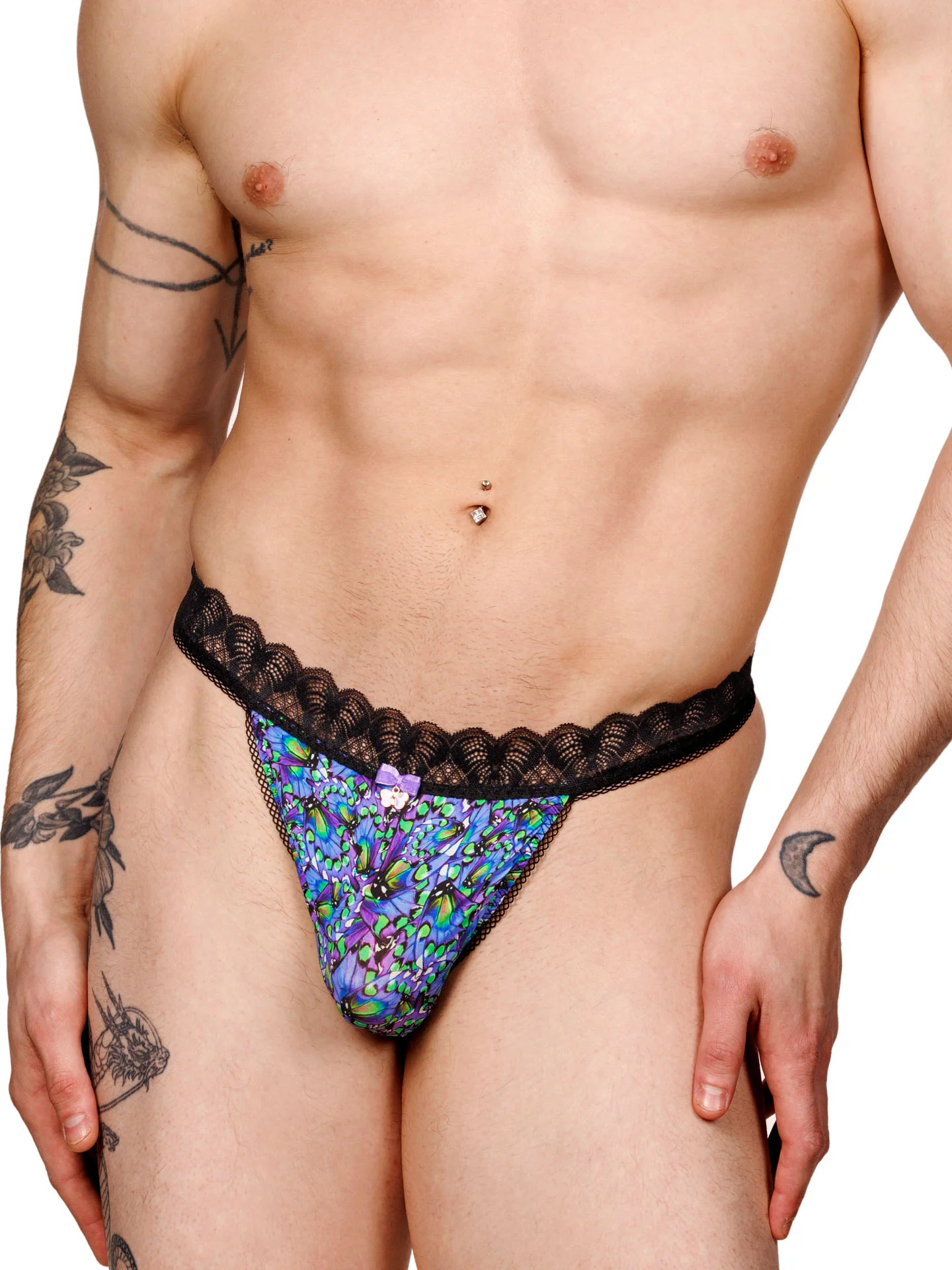 Wild Side Lace Thong - Image 4