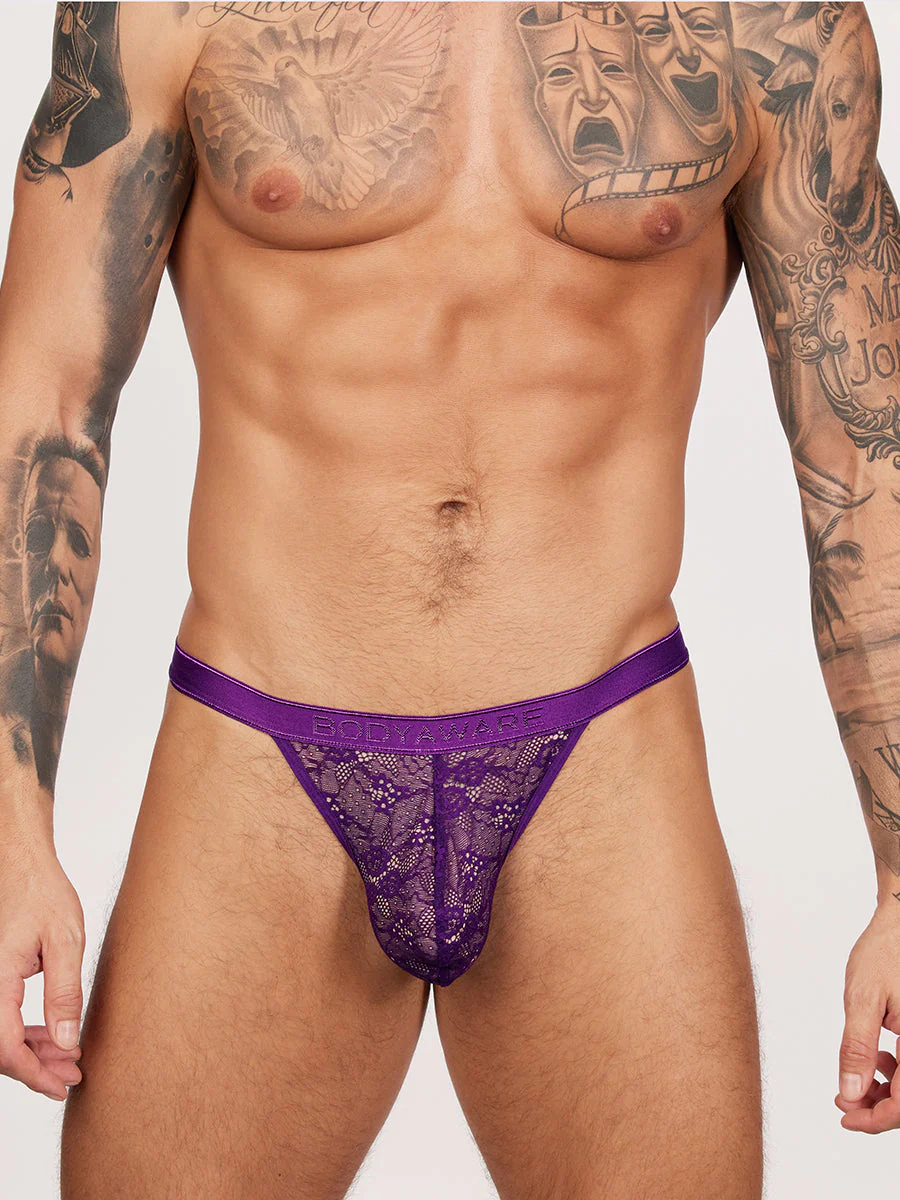 Paris Lace Logo Thong - Image 2