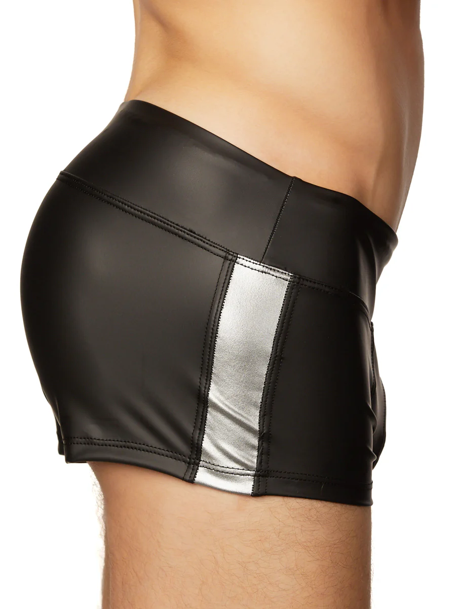 Faux Rubber Hipster Short - Image 3