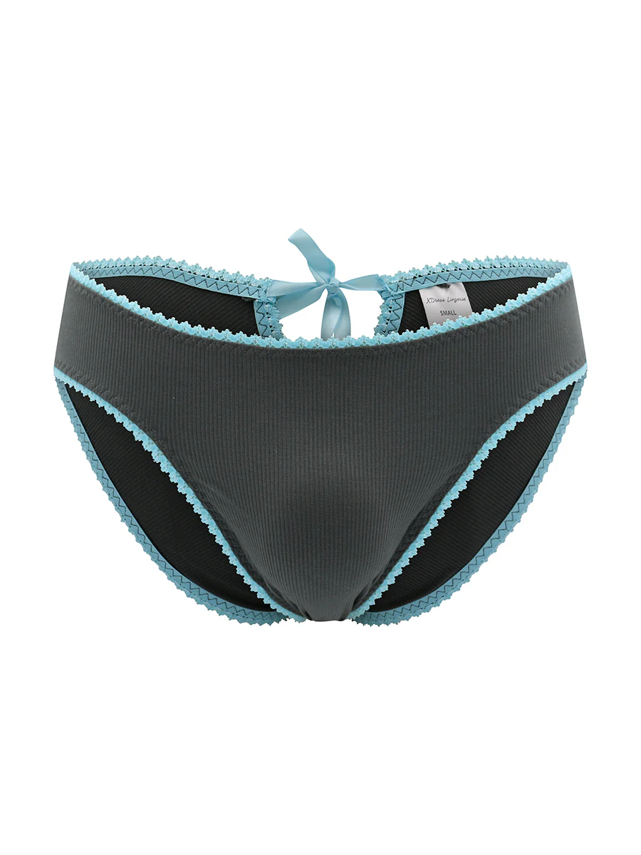Everyday Ribbed Keyhole Panty - Image 5