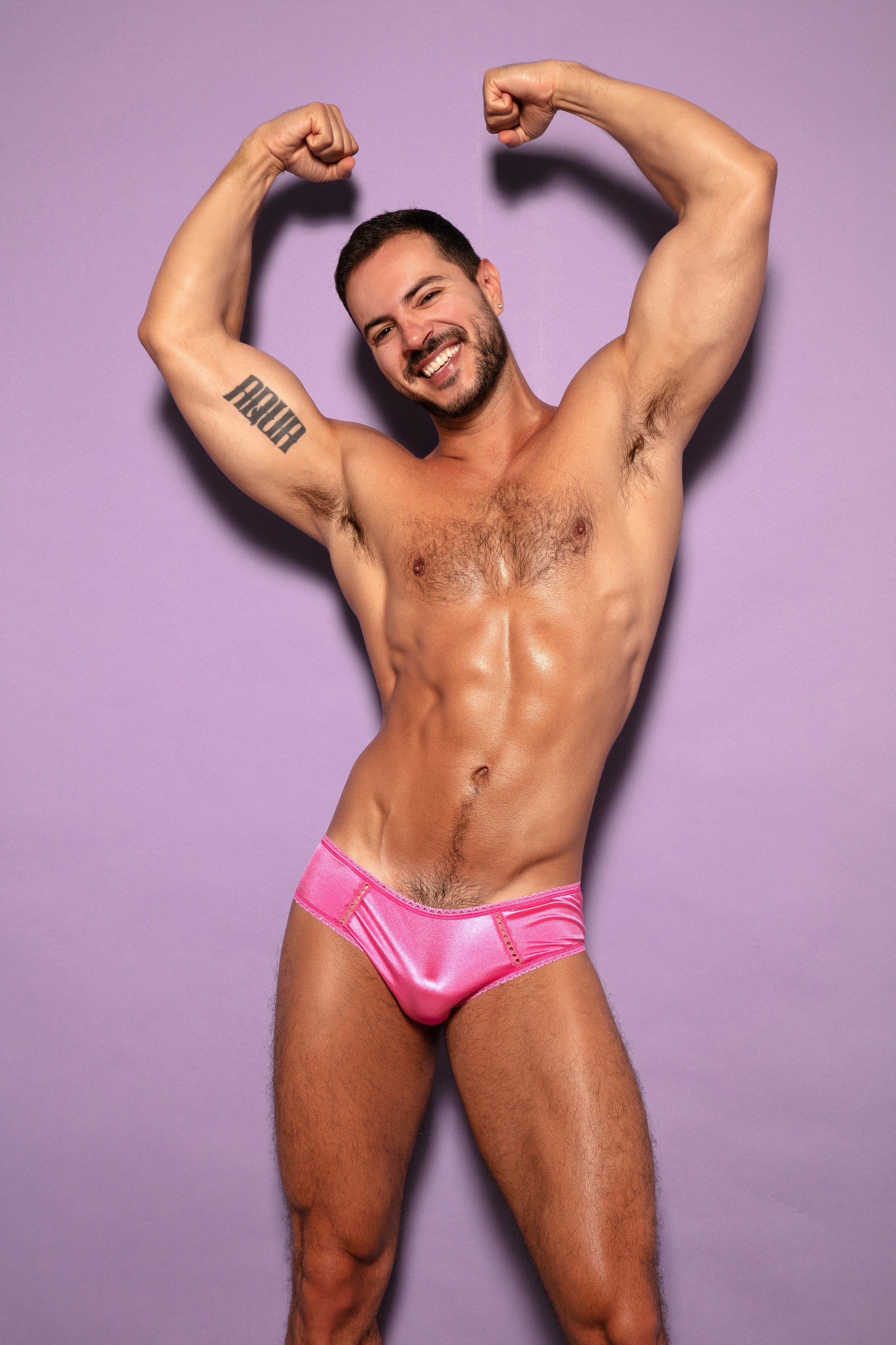 Luxe Satin & Lace Hipster - Image 3