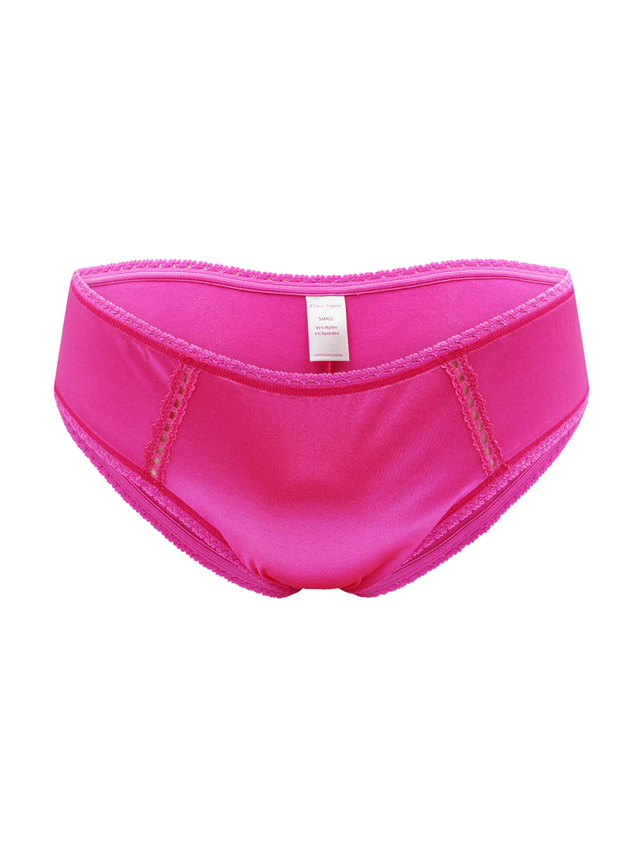 Luxe Satin & Lace Hipster - Image 5