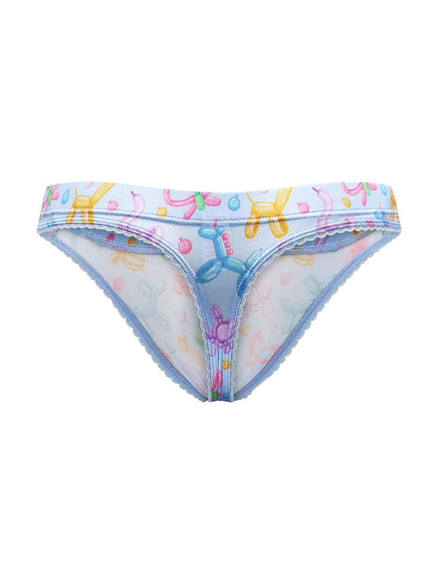 Luxe Satin Modern Thong - Image 6