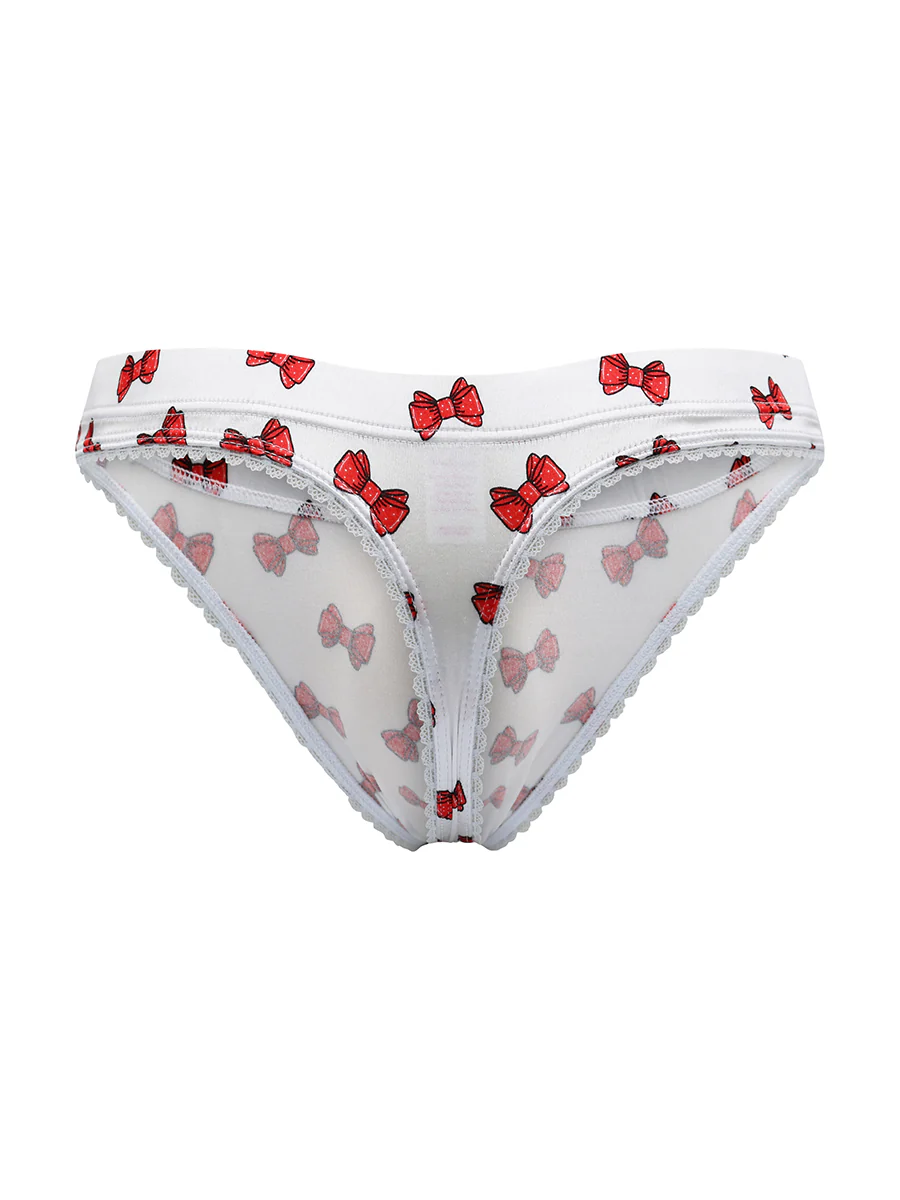 Luxe Satin Modern Thong - Image 5